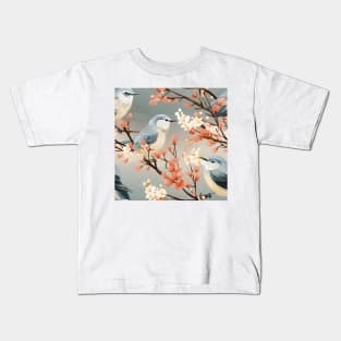 North American Birds - Gnatcatcher Kids T-Shirt